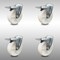 Service Caster 5 Inch SS Nylon Wheel Swivel Bolt Hole Caster Set with Total Lock Brake SCC SCC-SSBHTTL20S514-NYS-4 - alternate 1